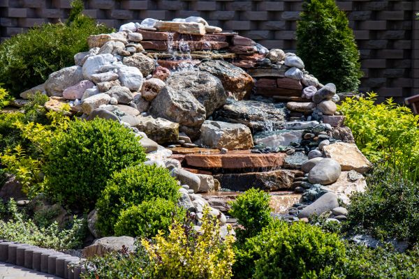 River Rock Landscaping in Saint Petersburg