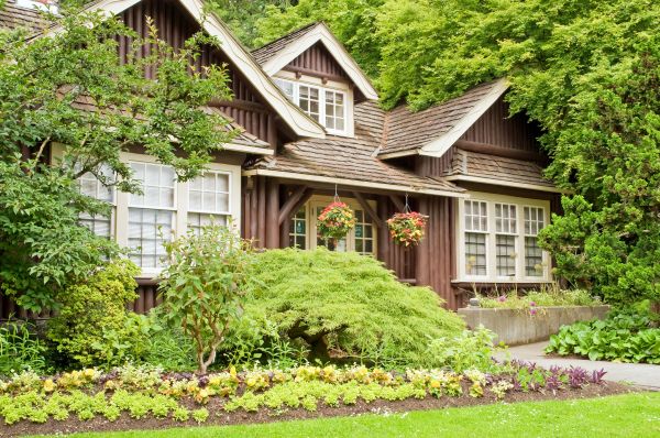Log Home Landscaping in Saint Petersburg